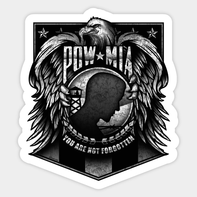 POW MIA Sticker by hobrath